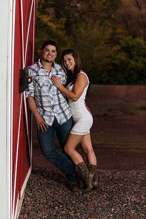Engagement Photos on Covered Bridge