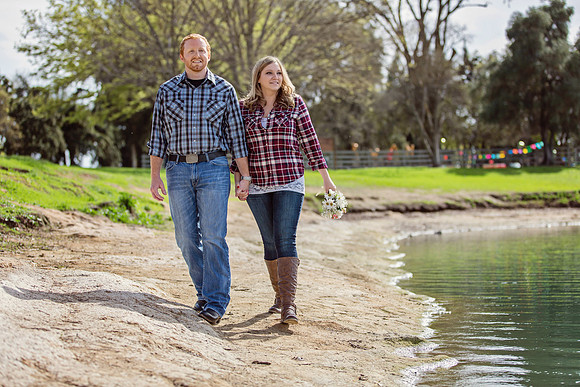 Country Themed Engagement Photos