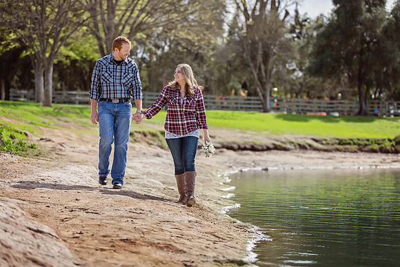 Country Themed Engagement Photos