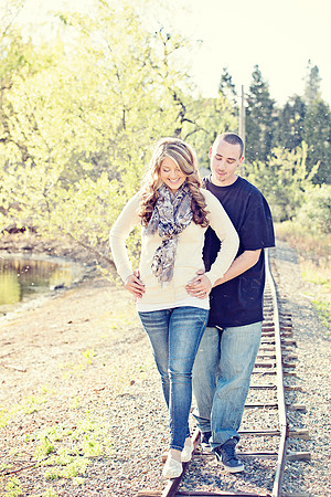 Apple Hill Engagement Photos