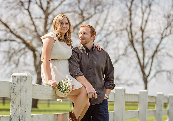 Country Themed Engagement Photos