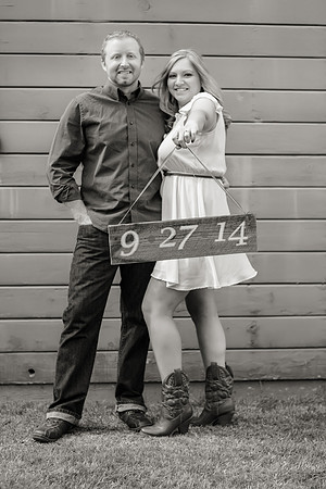 Country Themed Engagement Photos