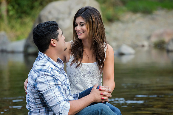 Engagement Photos on Covered Bridge