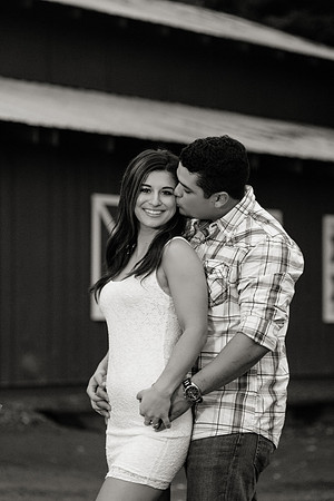 Engagement Photos on Covered Bridge