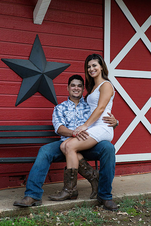 Engagement Photos on Covered Bridge