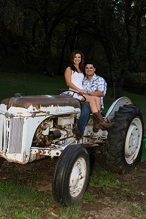 Engagement Photos on Covered Bridge
