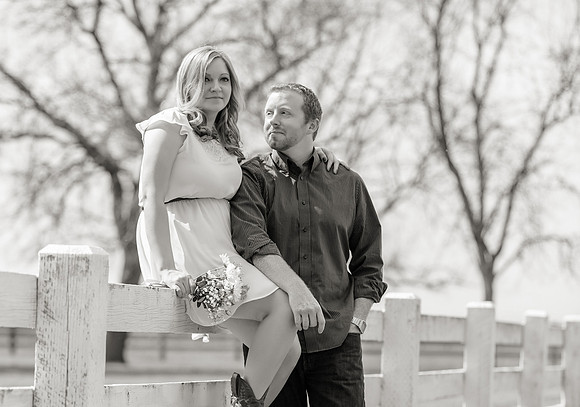 Country Themed Engagement Photos