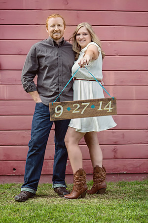 Country Themed Engagement Photos