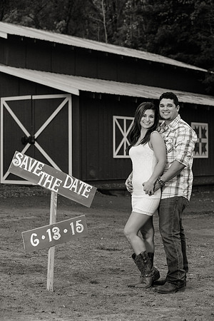 Engagement Photos on Covered Bridge