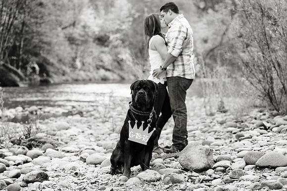 Engagement Photos on Covered Bridge