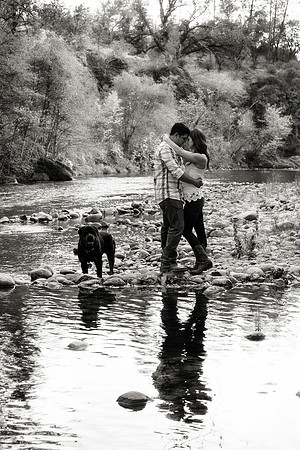 Engagement Photos on Covered Bridge