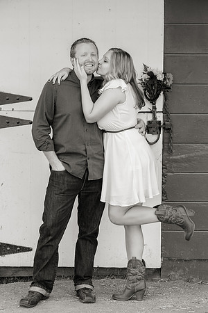 Country Themed Engagement Photos