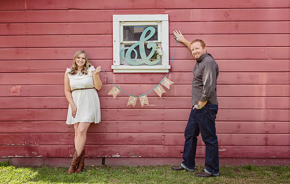 Country Themed Engagement Photos