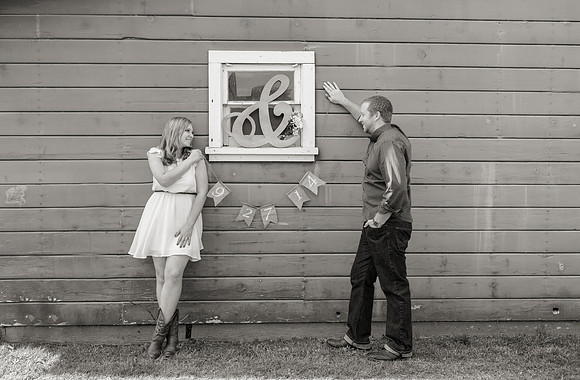 Country Themed Engagement Photos