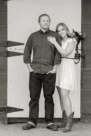 Country Themed Engagement Photos