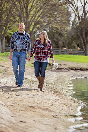 Country Themed Engagement Photos