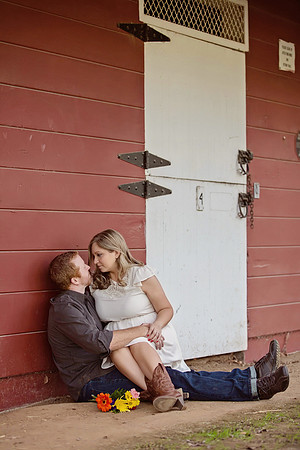Country Themed Engagement Photos