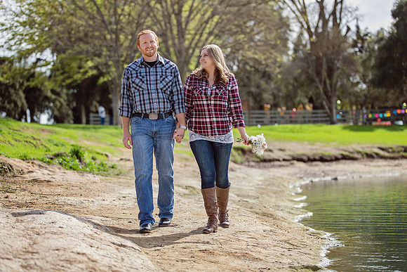 Country Themed Engagement Photos