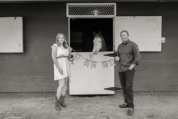 Country Themed Engagement Photos