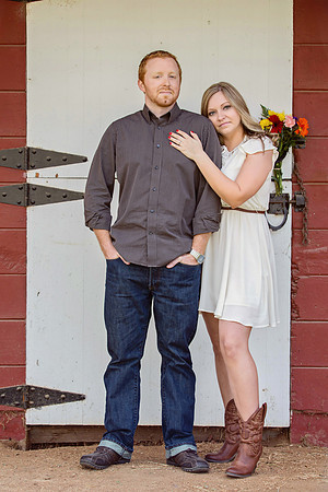 Country Themed Engagement Photos