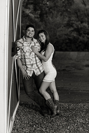 Engagement Photos on Covered Bridge