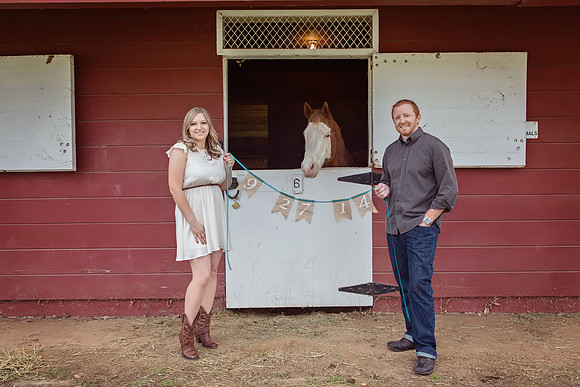 Country Themed Engagement Photos