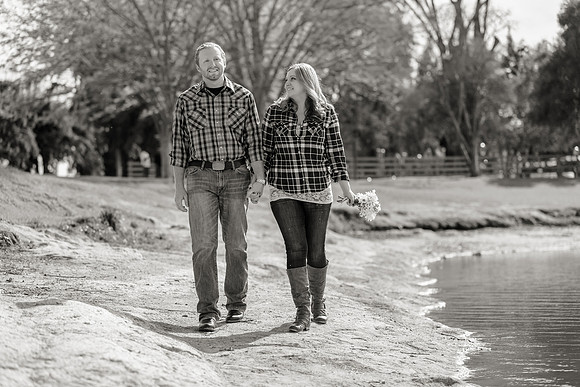 Country Themed Engagement Photos