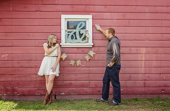 Country Themed Engagement Photos