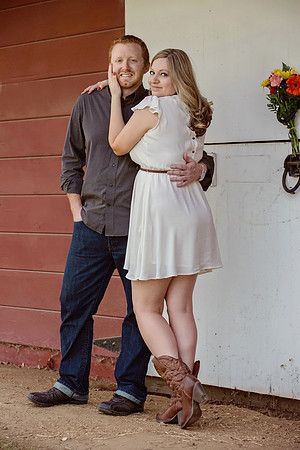 Country Themed Engagement Photos