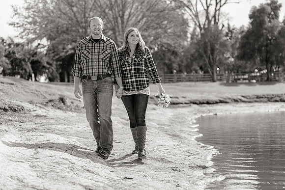 Country Themed Engagement Photos