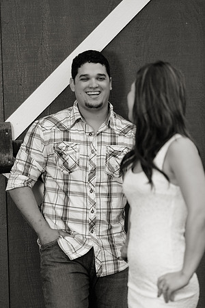 Engagement Photos on Covered Bridge