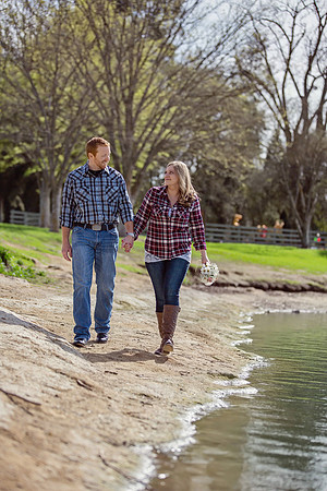Country Themed Engagement Photos