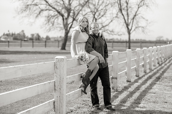Country Themed Engagement Photos