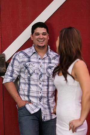 Engagement Photos on Covered Bridge